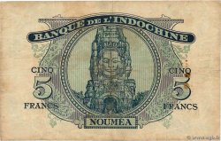 5 Francs NUOVE EBRIDI  1945 P.05 MB