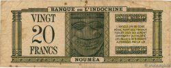20 Francs NUOVE EBRIDI  1945 P.07 MB