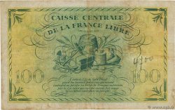 100 Francs REUNION ISLAND  1945 P.37c VF-