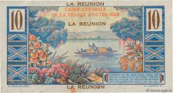 10 Francs Colbert REUNION INSEL  1947 P.42a fVZ
