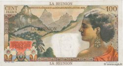 100 Francs La Bourdonnais ISLA DE LA REUNIóN  1960 P.49a MBC