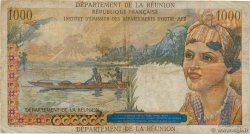 1000 Francs Union Française REUNION ISLAND  1946 P.47a F