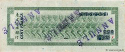100 Francs Annulé TAHITI  1943 P.17bs MBC