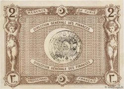 2 Francs TúNEZ  1921 P.53 EBC