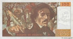 100 Francs DELACROIX Petit numéro FRANCE  1978 F.68.04 TTB