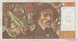 100 Francs DELACROIX modifié FRANCE  1979 F.69.02c pr.TTB