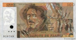 100 Francs DELACROIX modifié Fauté FRANCE  1979 F.69.02c