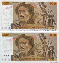 100 Francs DELACROIX modifié Faux FRANCE  1979 F.69.02cx NEUF