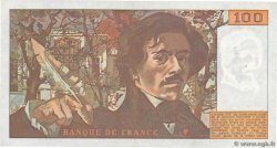 100 Francs DELACROIX modifié FRANCE  1979 F.69.03 pr.SUP