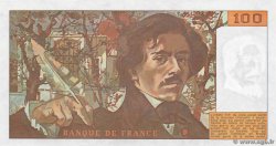 100 Francs DELACROIX modifié FRANCE  1980 F.69.04a NEUF
