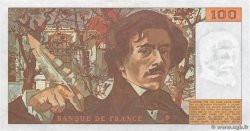 100 Francs DELACROIX modifié FRANKREICH  1980 F.69.04b VZ+