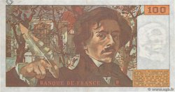 100 Francs DELACROIX modifié Fauté FRANCE  1981 F.69.05 TTB