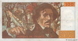 100 Francs DELACROIX modifié FRANCE  1982 F.69.06 F+