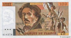 100 Francs DELACROIX modifié FRANCIA  1982 F.69.06 SC+
