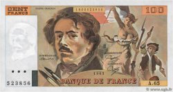 100 Francs DELACROIX modifié FRANCE  1983 F.69.07 UNC-