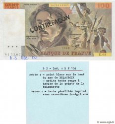100 Francs DELACROIX modifié Faux FRANCE  1983 F.69.07 SPL