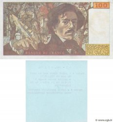 100 Francs DELACROIX modifié Faux FRANCIA  1983 F.69.07 AU