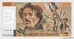 100 Francs DELACROIX modifié Numéro spécial FRANKREICH  1985 F.69.09 ST