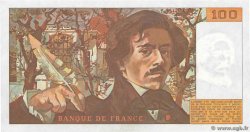 100 Francs DELACROIX modifié FRANCE  1985 F.69.09 UNC-