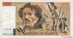 100 Francs DELACROIX modifié FRANCIA  1985 F.69.09 MBC+