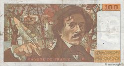100 Francs DELACROIX modifié FRANCIA  1986 F.69.10 q.BB