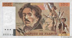 100 Francs DELACROIX modifié FRANCIA  1988 F.69.12 BB