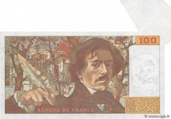 100 Francs DELACROIX modifié Fauté FRANCIA  1988 F.69.12 q.FDC