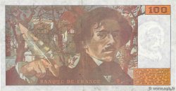 100 Francs DELACROIX imprimé en continu FRANCE  1990 F.69bis.01bC TTB