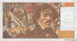 100 Francs DELACROIX modifié FRANCE  1989 F.69.13c TTB+