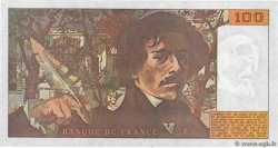 100 Francs DELACROIX imprimé en continu FRANCE  1990 F.69bis.02b pr.SPL