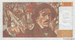 100 Francs DELACROIX imprimé en continu FRANCE  1991 F.69bis.03a1a TTB