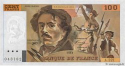 100 Francs DELACROIX imprimé en continu FRANCE  1993 F.69bis.07 pr.NEUF
