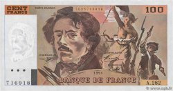 100 Francs DELACROIX 442-1 & 442-2 FRANCE  1994 F.69ter.01c pr.SUP