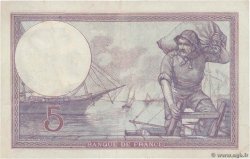 5 Francs FEMME CASQUÉE FRANKREICH  1919 F.03.03 VZ+