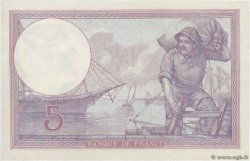 5 Francs FEMME CASQUÉE FRANCIA  1921 F.03.05 AU