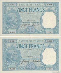 20 Francs BAYARD Consécutifs FRANCE  1916 F.11.01