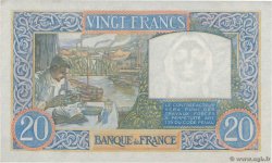 20 Francs TRAVAIL ET SCIENCE FRANCE  1940 F.12.10 UNC-
