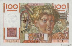 100 Francs JEUNE PAYSAN FRANCE  1945 F.28.01 UNC