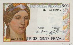 300 Francs FRANCE  1939 F.29.03 UNC-