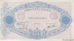 500 Francs BLEU ET ROSE modifié FRANCIA  1939 F.31.50 EBC+