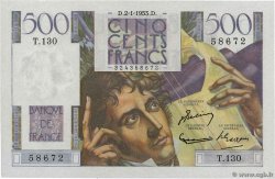 500 Francs CHATEAUBRIAND FRANCE  1953 F.34.11 AU