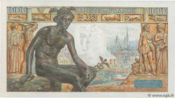 1000 Francs DÉESSE DÉMÉTER FRANCE  1943 F.40.21 UNC-