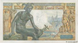1000 Francs DÉESSE DÉMÉTER FRANKREICH  1943 F.40.38 VZ+