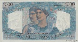 1000 Francs MINERVE ET HERCULE FRANCIA  1945 F.41.05 FDC