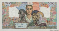 5000 Francs EMPIRE FRANÇAIS FRANKREICH  1945 F.47.33 VZ+