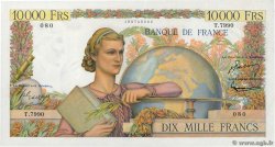 10000 Francs GÉNIE FRANÇAIS FRANCE  1955 F.50.73 AU