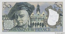 50 Francs QUENTIN DE LA TOUR Petit numéro FRANCIA  1976 F.67.01A1 FDC