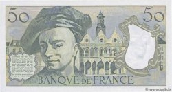 50 Francs QUENTIN DE LA TOUR Petit numéro FRANCIA  1987 F.67.13A47 SC+