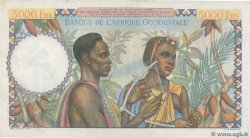 5000 Francs FRENCH WEST AFRICA  1950 P.43 UNC-