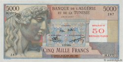 50 NF sur 5000 Francs ARGELIA  1956 P.113 EBC+